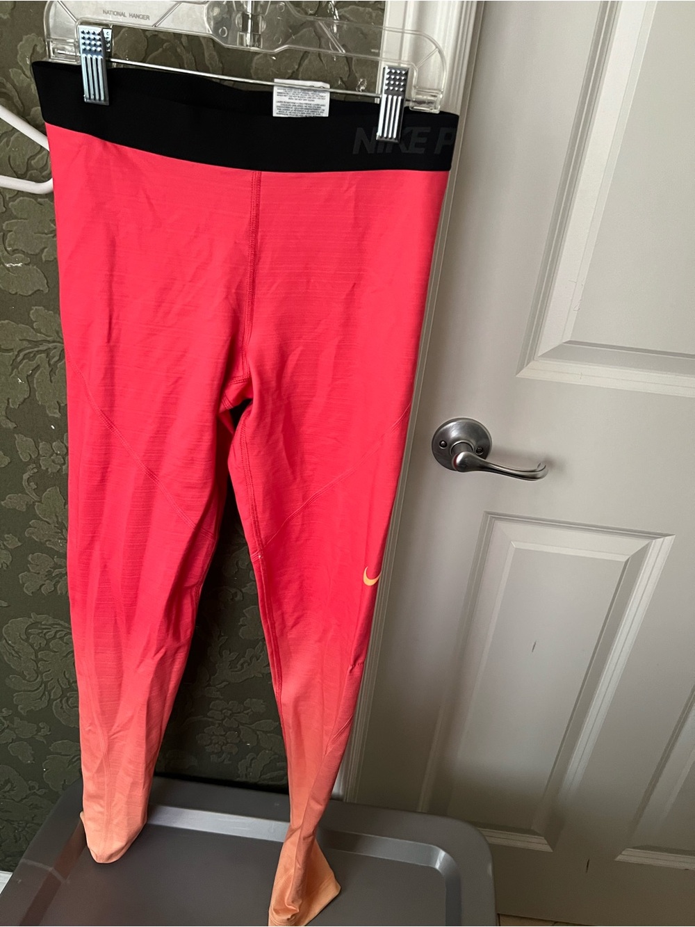 Nike Pink to Orange Gradient Leggings
